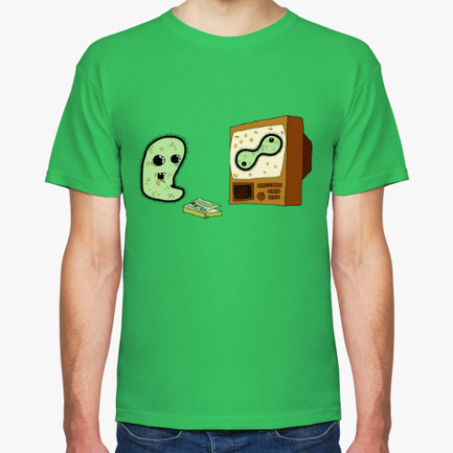 Футболка с принтом Амеба смотрит ХХХ