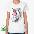 Женская футболка органик