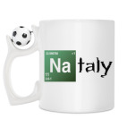 Кружка с футбольным мячиком