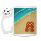 Кружка с футбольным мячиком