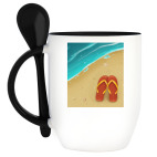 Кружка с ложкой