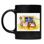 Кружка цветная UV-DTF