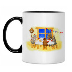 Кружка двухцветная