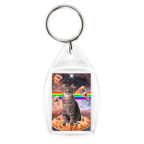 Брелок с принтом Космический кот