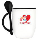 Кружка с ложкой