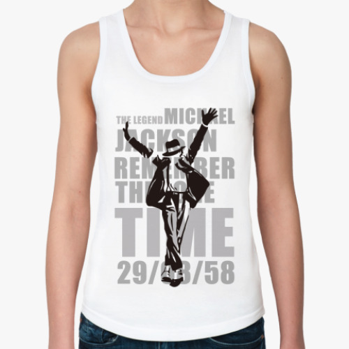 Женская майка с принтом Джексон