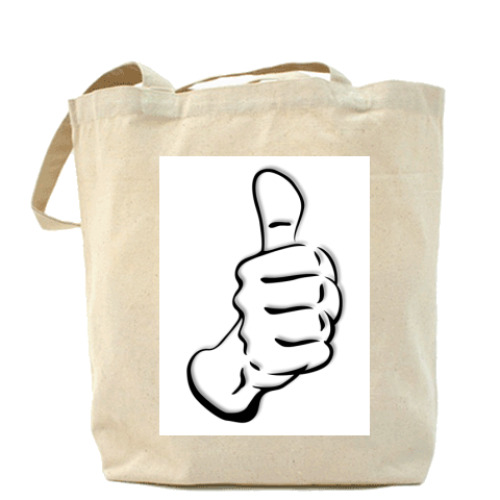 Сумка шоппер с принтом ОК