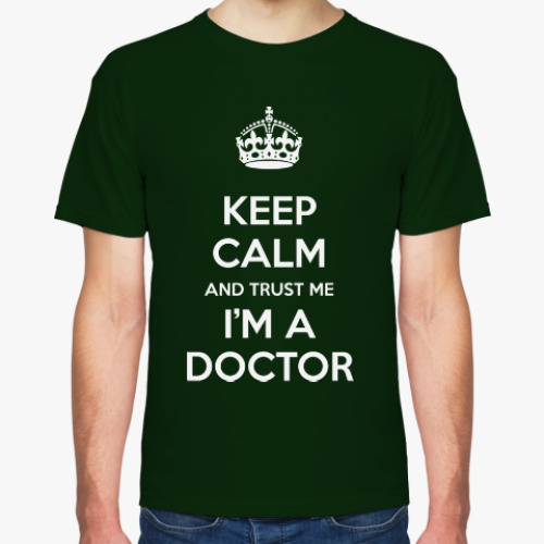 Футболка с принтом Я доктор!