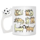 Кружка с футбольным мячиком