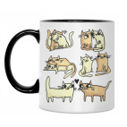 Кружка двухцветная