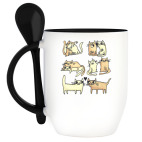 Кружка с ложкой