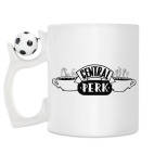 Кружка с футбольным мячиком