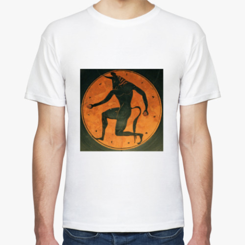Футболка с принтом Минотавр