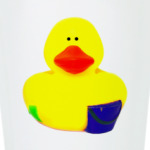 Уточка с синим ведром