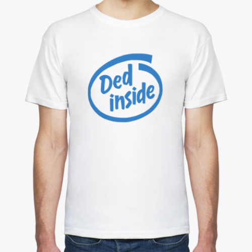 Футболка с принтом Дед в душе