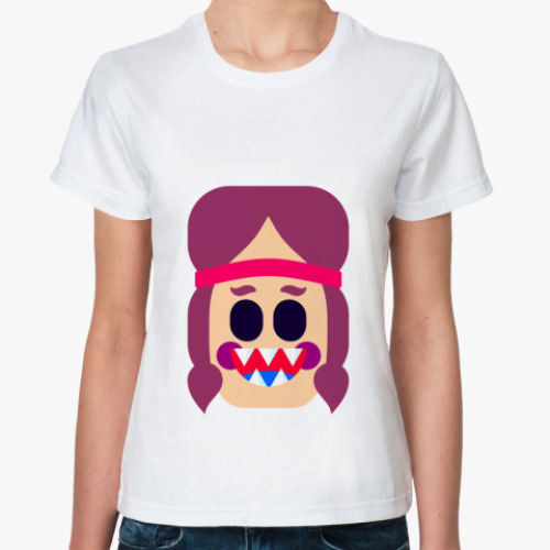 Классическая футболка с принтом Hippie