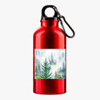 Металлическая бутылка 400 мл UV-DTF