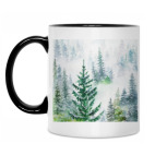 Кружка двухцветная