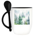 Кружка с ложкой