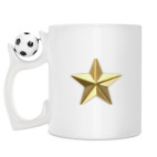 Кружка с футбольным мячиком