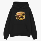 Толстовка худи оверсайз