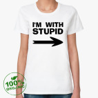 Женская футболка органик