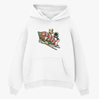 Толстовка худи оверсайз