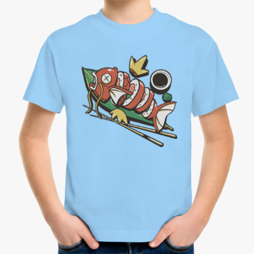 Детская футболка с принтом Суши