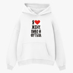 Толстовка худи оверсайз