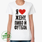 Женская футболка органик