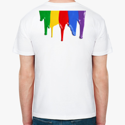 Футболка с принтом Краска