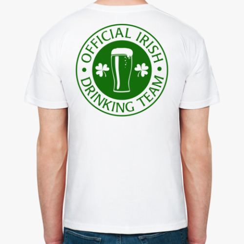 Футболка с принтом Irish drinking team