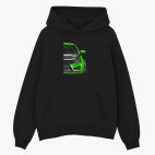 Толстовка худи оверсайз