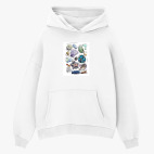 Толстовка худи оверсайз