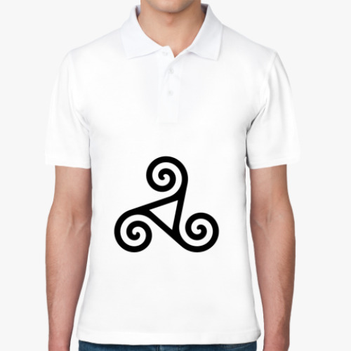 Рубашка поло с принтом Кельтский узор