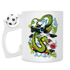 Кружка с футбольным мячиком