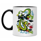 Кружка двухцветная