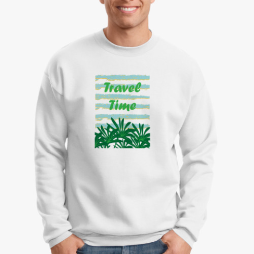 Свитшот с принтом 'Время путешествий'