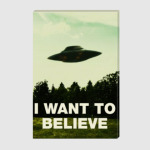 I want to believe