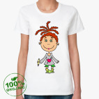 Женская футболка органик