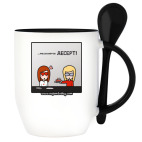 Кружка с ложкой