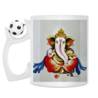 Кружка с футбольным мячиком