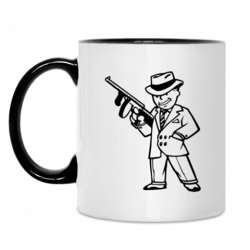 Кружка с принтом 'Vault Boy'