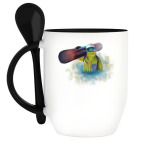 Кружка с ложкой