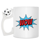 Кружка с футбольным мячиком