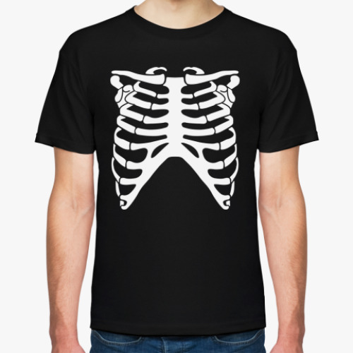 Футболка с принтом Грудная клетка