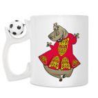 Кружка с футбольным мячиком