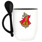 Кружка с ложкой