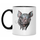 Кружка двухцветная