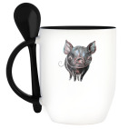 Кружка с ложкой